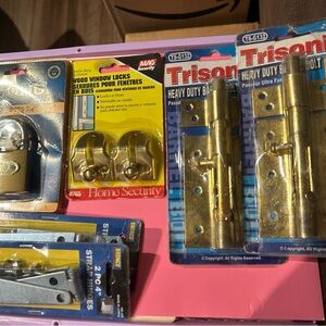 Trisonic Heavy Duty Barrel Bolt and Home Security Lock Set